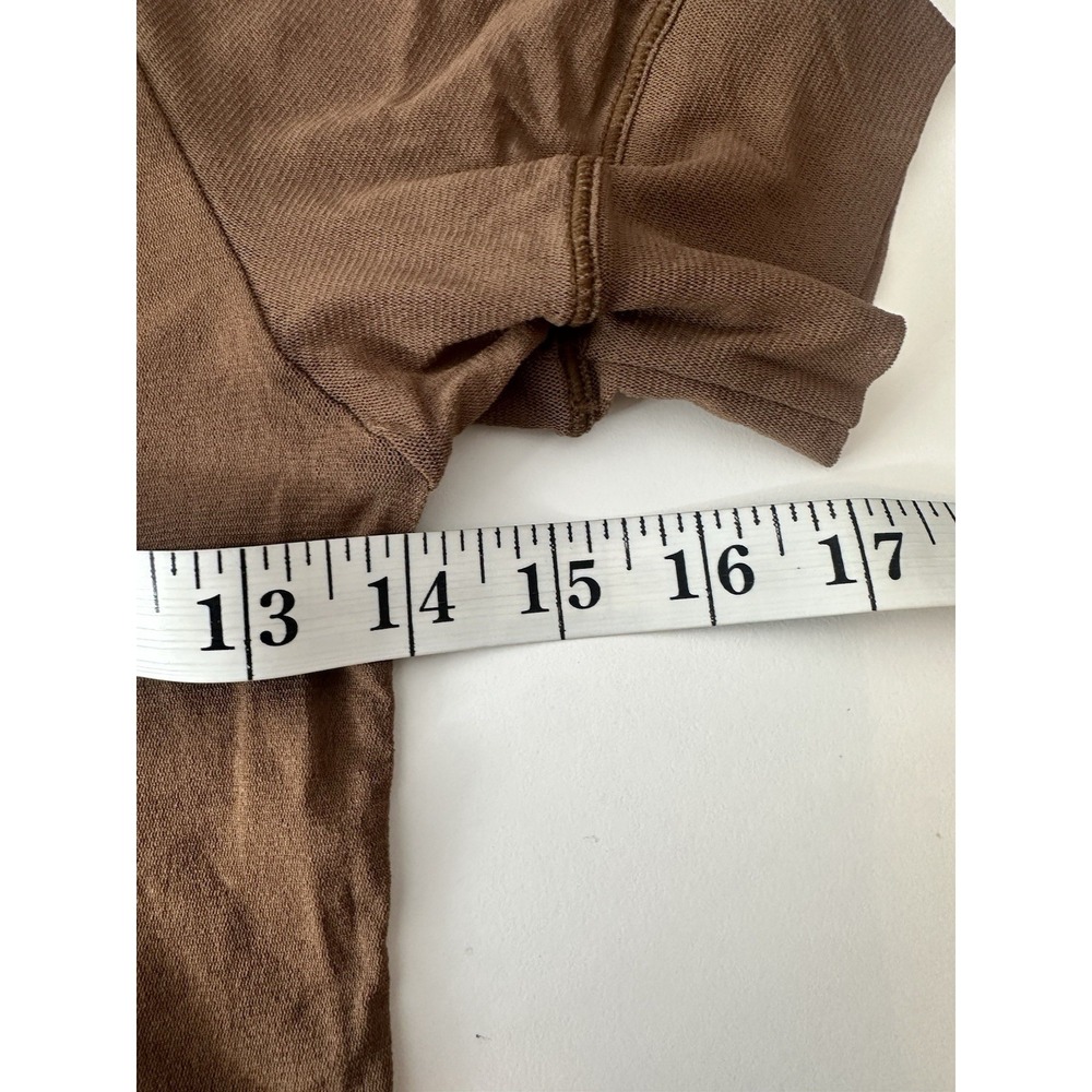 Skims Sommer Mesh T-Shirt Sienna Brown Medium NWOT - Picture 6 of 7